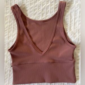 LULULEMON- Power Pivot Ribbed Tank.